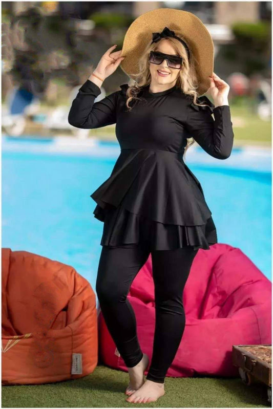 بوركيني طويل أنيق للنساء